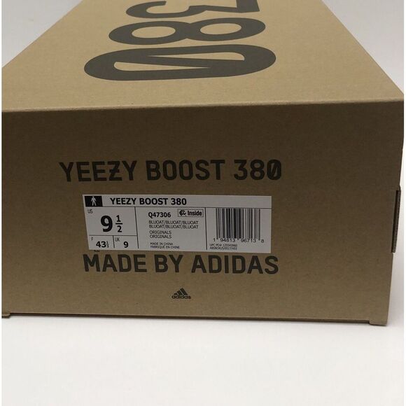 Adidas Yeezy Boost 380 Men\'s 9.5 Blue Oat 43.5 NEW main image 3